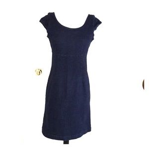 Gap Denim Cap Sleeve Dress